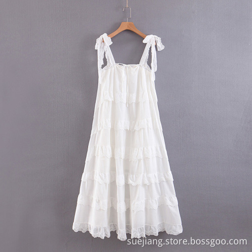 Women's New Wrinkled Skirt Fairy Dress